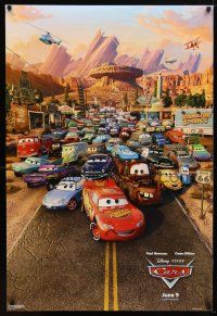 8b136 CARS advance DS 1sh '06 Walt Disney animated automobile racing!