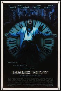 8b169 DARK CITY DS 1sh '97 Rufus Sewell, Kiefer Sutherland, Jennifer Connelly, William Hurt!