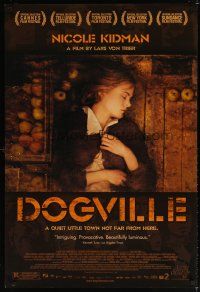 8b207 DOGVILLE DS 1sh '03 Lauren Bacall, Lars von Trier, great image of pretty Nicole Kidman!