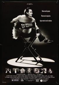 8b214 ED WOOD DS 1sh '94 Tim Burton, Johnny Depp in the director's chair, mostly true!