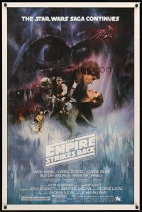 8b218 EMPIRE STRIKES BACK 1sh '80 classic Gone With The Wind style art by Roger Kastel!
