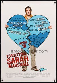 8b260 FORGETTING SARAH MARSHALL DS 1sh '08 Kristen Bell, Mila Kunis, wacky Jason Segel!