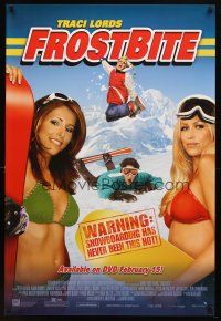 8b266 FROSTBITE video 1sh '05 Traci Lords comedy, sexy snowboarding bikini babes!