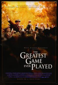 8b311 GREATEST GAME EVER PLAYED DS 1sh '05 directed by Bill Paxton, Shia Labeouf, golf!