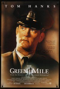 8b312 GREEN MILE advance DS 1sh '99 Tom Hanks, Michael Clarke Duncan, Stephen King fantasy!
