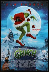 8b316 GRINCH Spanish/U.S. DS 1sh '00 Jim Carrey, Ron Howard, Dr. Seuss' classic Christmas story!