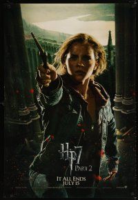 8b326 HARRY POTTER & THE DEATHLY HALLOWS: PART 2 teaser 1sh '11 Emma Watson as Hermione Granger!