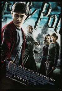 8b333 HARRY POTTER & THE HALF-BLOOD PRINCE advance DS 1sh '09 Radcliffe, Grint & Emma Watson!