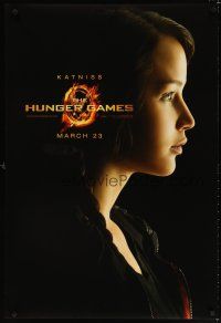 8b349 HUNGER GAMES teaser DS 1sh '12 cool image of Jennifer Lawrence as Katniss!