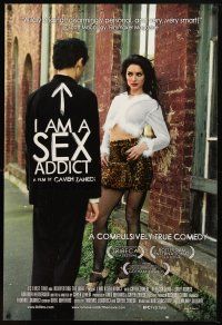 8b352 I AM A SEX ADDICT DS 1sh '05 Caveh Zahedi, Rebecca Lord, compulsively true comedy!