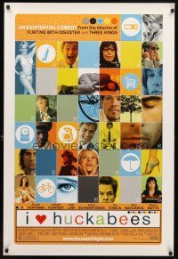 8b353 I HEART HUCKABEES DS 1sh '04 Dustin Hoffman, Isabelle Huppert, Jude Law, Naomi Watts!