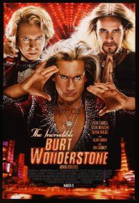 8b361 INCREDIBLE BURT WONDERSTONE advance DS 1sh '13 wacky image of Steve Carell, Steve Buscemi!