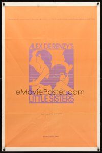 8b418 LITTLE SISTERS 1sh '72 Alex de Renzy directed, Clair Dia, Dale Meador, sexy artwork!