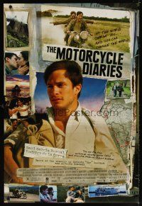 8b477 MOTORCYCLE DIARIES DS 1sh '04 Gael Garcia Bernal as Che Guevara!