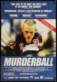 8b483 MURDERBALL 1sh '05 Mark Zupan, Joe Soares, paraplegic rugby documentary!