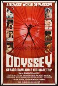 8b512 ODYSSEY 1sh '77 Gerard Damiano's ultimate trip, a bizarre world of sexploitation fantasy!