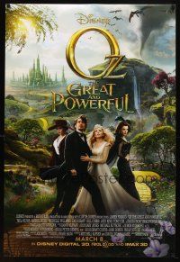 8b529 OZ: THE GREAT AND POWERFUL advance DS 1sh '13 Raimi, James Franco, Mila Kunis, Rachel Weisz!