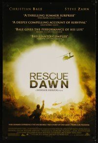 8b589 RESCUE DAWN advance DS 1sh '06 Werner Herzog, Christian Bale, Steve Zahn!
