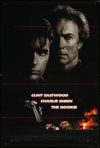 8b609 ROOKIE 1sh '90 Clint Eastwood directs & stars w/Charlie Sheen!