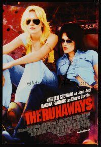 8b612 RUNAWAYS DS 1sh '10 Kristen Stewart as Joan Jett & Dakota Fanning as Cherie Curry!