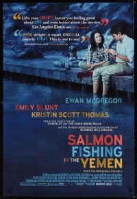 8b617 SALMON FISHING IN THE YEMEN advance DS 1sh '12 Ewan McGregor, Emily Blunt!