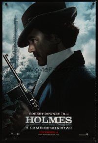 8b639 SHERLOCK HOLMES: A GAME OF SHADOWS DS teaser 1sh '11 Robert Downey Jr as Holmes in title role!