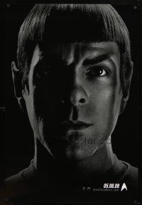 8b691 STAR TREK teaser 1sh '09 cool image of Zachary Quinto as Spock!