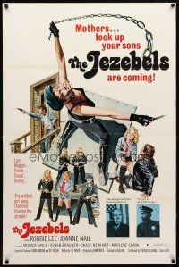 8b717 SWITCHBLADE SISTERS 1sh '75 Jack Hill, fantastic Solie art of sexy bad girl gang with guns!