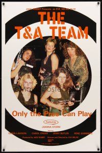 8b718 T & A TEAM 1sh '84 Joanna Storm, Tanya Lawson, Carol Cross, sexy girls in camo w/guns!