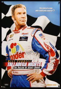 8b721 TALLADEGA NIGHTS THE BALLAD OF RICKY BOBBY teaser DS 1sh '06 NASCAR driver Will Ferrell!