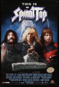 8b746 THIS IS SPINAL TAP video 1sh R00 Rob Reiner heavy metal rock & roll cult classic!