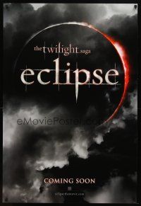8b765 TWILIGHT SAGA: ECLIPSE teaser DS 1sh '10 Kristen Stewart, Robert Pattinson, Lautner!
