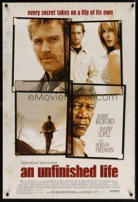 8b770 UNFINISHED LIFE 1sh '05 Robert Redford, Jennifer Lopez, Morgan Freeman!