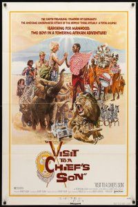 8b777 VISIT TO A CHIEF'S SON 1sh '74 Richard Mulligan, John Philip Hogdon, African adventure!