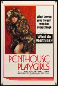 8b786PENTHOUSE PLAYGIRLS 1sh 1975 Erwin C. Dietrich, Die Madchenhandler, sexy woman in fur!