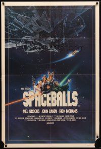 8c274 SPACEBALLS Aust 1sh '87 best Mel Brooks sci-fi Star Wars spoof, John Candy, Pullman, Moranis