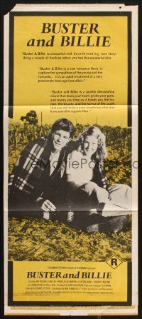 8c364 BUSTER & BILLIE Aust daybill '74 Jan-Michael Vincent loves trampy Joan Goodfellow!