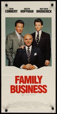 8c436 FAMILY BUSINESS Aust daybill '89 Sean Connery, Dustin Hoffman, Matthew Broderick!