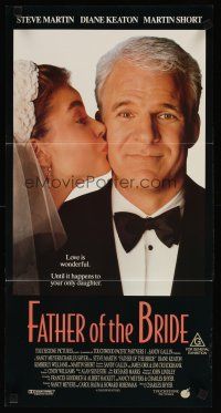 8c444 FATHER OF THE BRIDE Aust daybill '91 great image of worried father Steve Martin