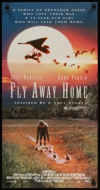 8c468 FLY AWAY HOME Aust daybill '96 Anna Paquin & Jeff Daniels save orphaned geese!