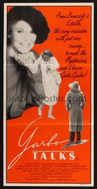 8c501 GARBO TALKS Aust daybill '84 Anne Bancroft, Ron Silver, directed by Sidney Lumet!