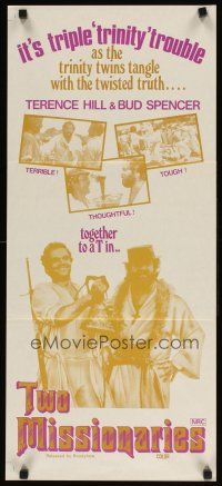8c920 TURN THE OTHER CHEEK Aust daybill '74 wacky Bud Spencer & Terence Hill!
