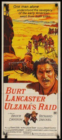 8c931 ULZANA'S RAID Aust daybill '72 Burt Lancaster, Bruce Davison, Robert Aldrich