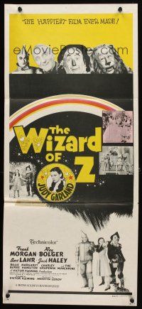8c980 WIZARD OF OZ Aust daybill R70s Victor Fleming, Judy Garland all-time classic!