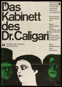 8c100 CABINET OF DR CALIGARI German R60s Conrad Veidt, very strange art by Blase!