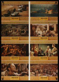 8c178 BEN-HUR style 1 German LC poster R80s Charlton Heston, William Wyler classic religious epic!