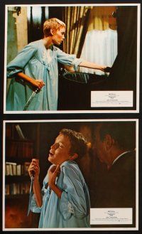 8c062 ROSEMARY'S BABY 10 French LCs '68 John Cassavetes & Mia Farrow, Roman Polanski horror classic