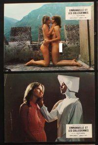 8c072 SISTER EMANUELLE 6 French LCs '78 sexy images of Laura Gemser as a nun trying to be good!