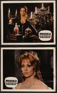 8c210 DRACULA IN THE CASTLE OF BLOOD 10 German LCs '72 sexy Michele Mercier, Anthony Franciosa!