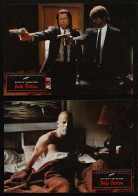 8c227 PULP FICTION 5 German LCs '94 John Travolta, Bruce Willis, Samuel L. Jackson!